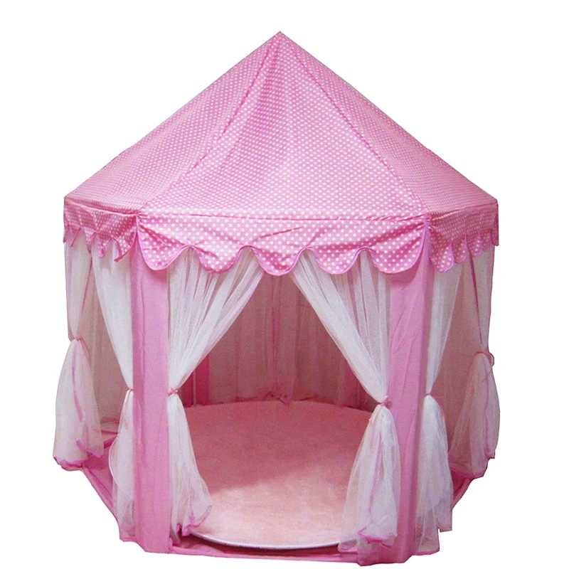 

Children Girl Play Game Tent Play House Ball Pit Pool Portable Foldable Princess Folding Tent Castle Gifts Toys Tents For Kids