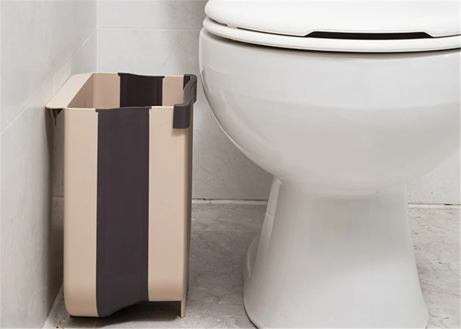 

Folding Trash Can Car Recycle Bin Trash Bin Kitchen Dustbin Waste Bin Rubbish Bin Garbage Bin Can Waste Bin for Kitchen Recycle