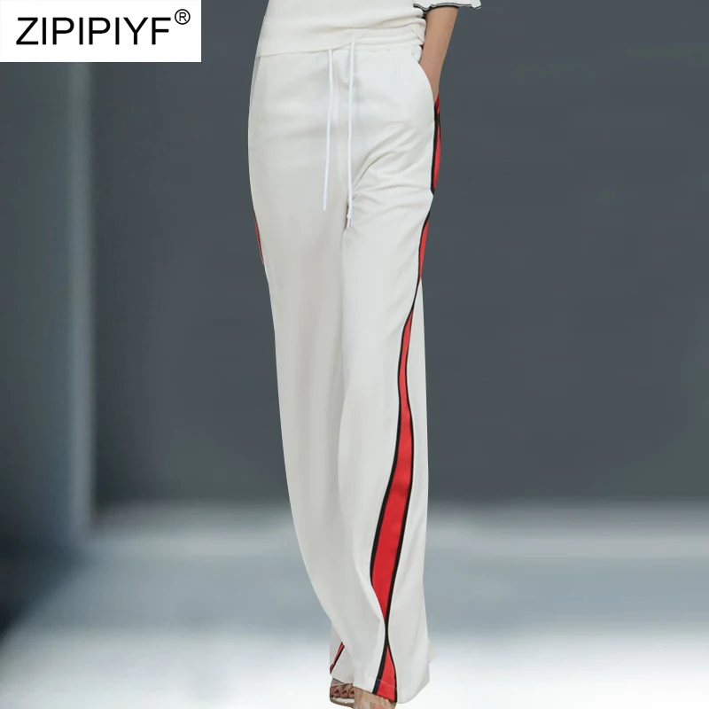 

The new summer collection for women's wear in the new Korean version is the large-size wide-leg pants c110