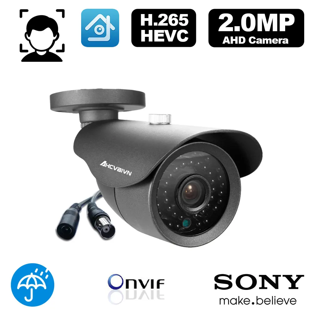 AHCVBIVN HD аналоговая Водонепроницаемая наружная 2MP AHD камера 1080P CCTV ночного видения