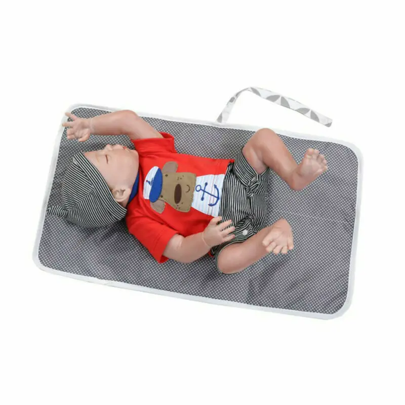 

Newborn Baby Portable Foldable Washable Travel Nappy Diaper Play Changing Mat