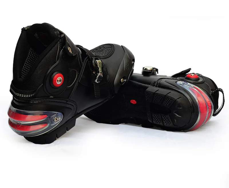 

Motorcycle Boots PRO-BIKER High Ankle Racing boots BIKERS leather race Motocross Motorbike Riding boots Shoes A9003