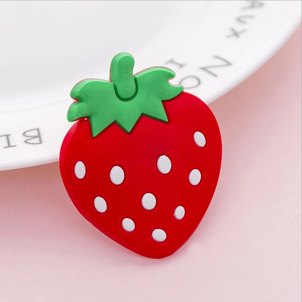 Strawberry Kawaii Мультфильм фруктовая наклейка магнит холодильник декоративные магниты для холодильника Детские магниты доска сообщений магнит украшение дома - Цвет: Strawberry
