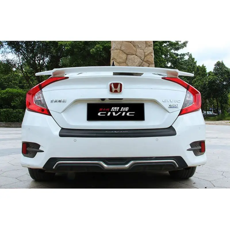 Задний спойлер для крыльев Honda Civic 2016 2017 2018 задний багажника|Спойлеры и крылья| |