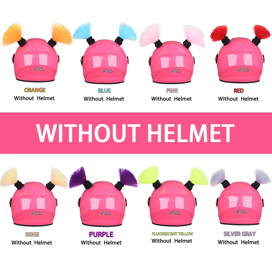 Шлем с двойными косами для конского хвоста аксессуары волос мотошлема оплетка