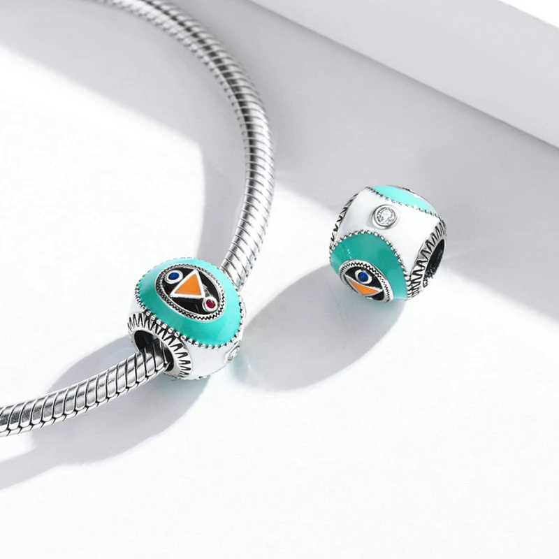 

MOWIMO Authentic 925 Sterling Silver Moon Dream Charms Fun Triangle Leaf Beads Pendant Fit Original Bracelet Bangle Diy Jewelry