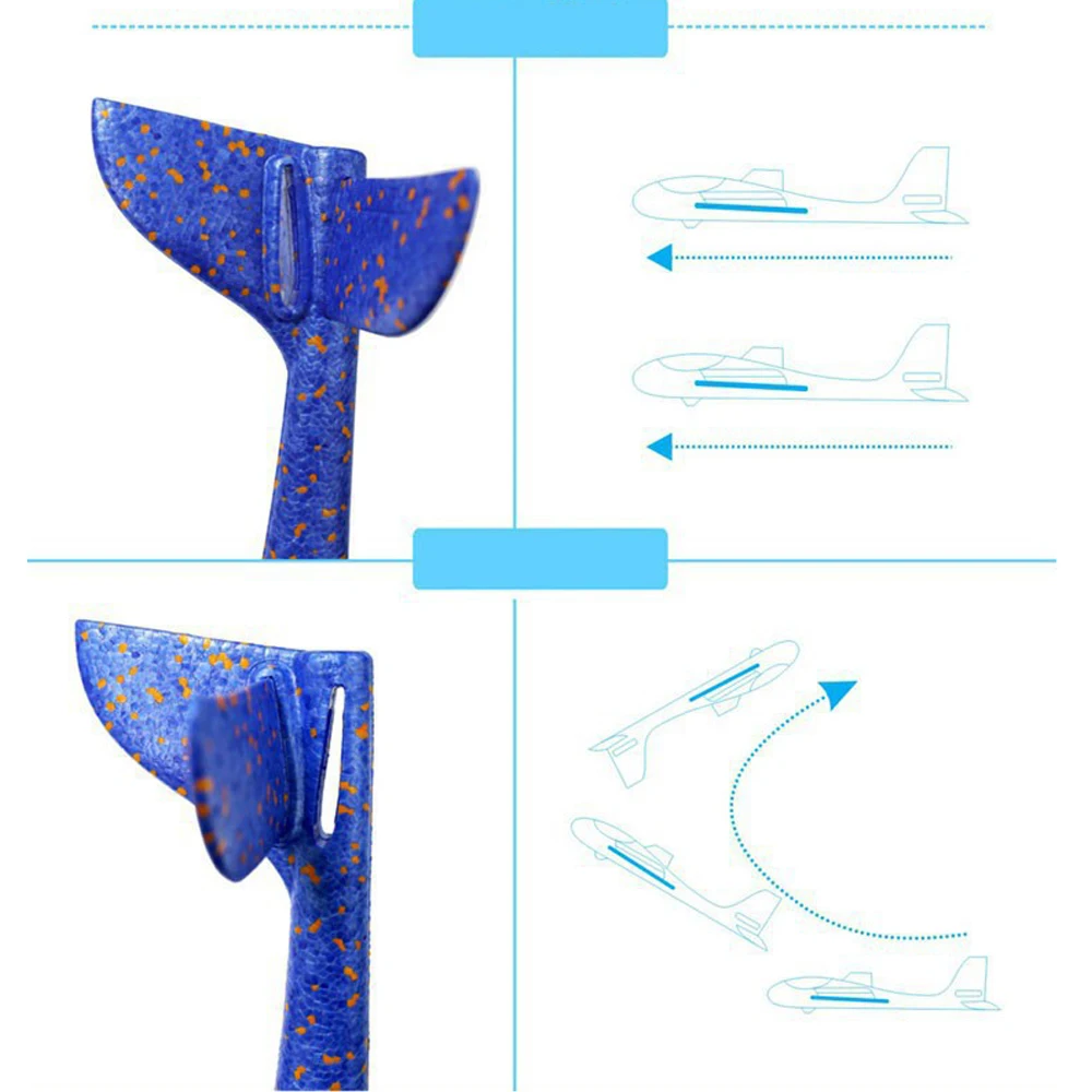 

48cm Big Hand Launch Throwing Airplane Glider Aircraft Inertial Foam EPP Toy Children Plane Model Outdoor