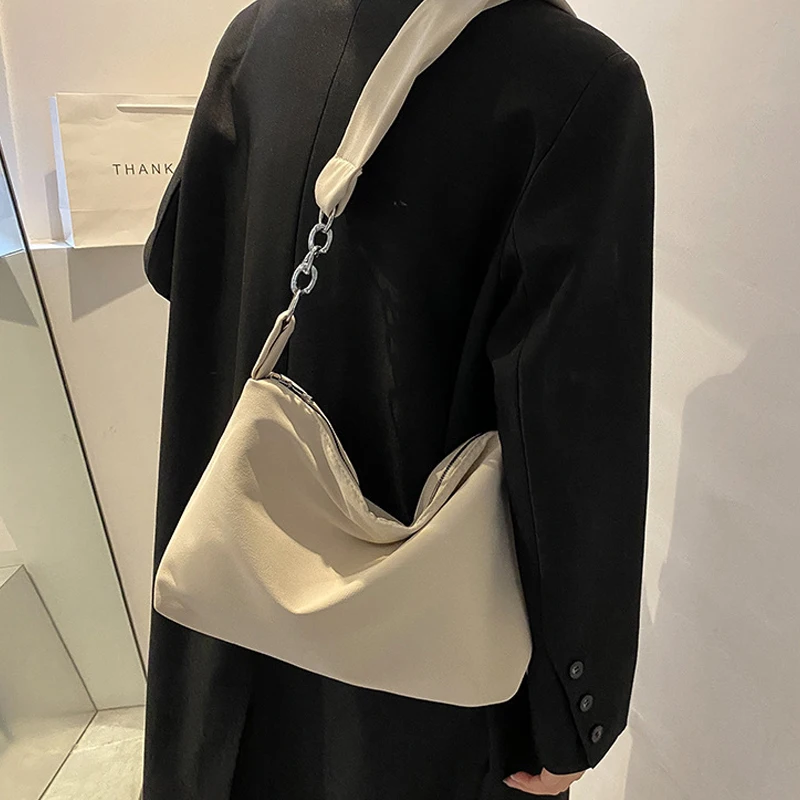 

Fashion Large Bapacity Canvas Bag Soft Waterproof Green Trendyol Bolsa Big Shoulder Designer Hobo Casual Moda Feminina Sac 2021