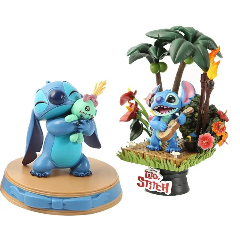 

Disney Anime Lilo & Stitch Action Figure Toys Kawaii Cartoon Stitch Dolls Figurines Decoration Toys Gifts for Children Girls Boy
