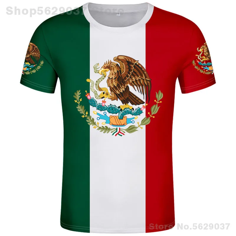 

THE UNITED STATES OF MEXICO t shirt logo free custom name number mex t-shirt nation flag mx spanish mexican print photo clothing