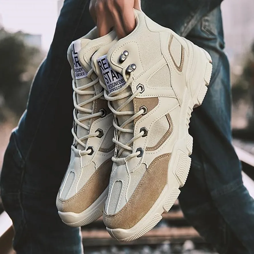 Мужские повседневные ботильоны на шнуровке черные теплые лоферы из хлопка