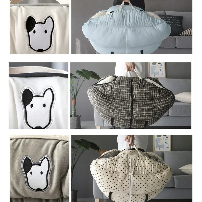 

Dog Car Seat Bed Travel Dog Car Seats For Small Medium Dogs Front/Back Seat Indoor/Car Carrier Use Car Pet Bed Removable Cover