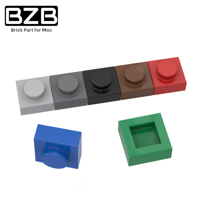 

100PCS BZB MOC 3024 1x1 Board High-tech Building Block Model High-tech Brick Parts Best Gift Kids DIY Educational Toys