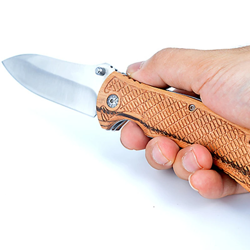 8&quot Folding Knife 440C Titanium Coating Blade Pocket Survival Knives Hunting Tactical Camping Outdoor Tools | Инструменты