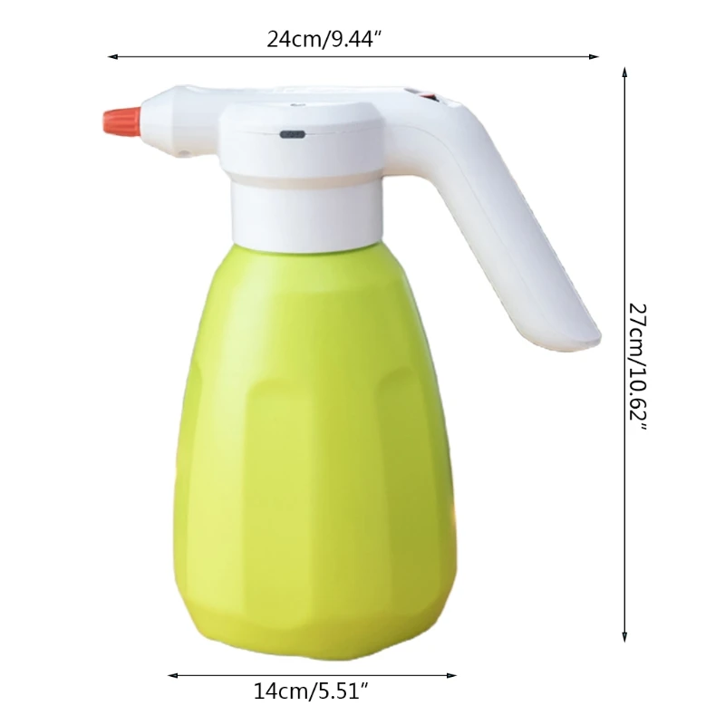 

2L Electric Spray Bottle Hand-held Fogger Plant Mister Sprayer USB Rechargeable