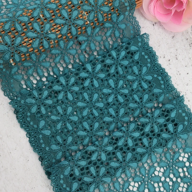#36 кружево 18 5 см широкая эластичная кружевная ажурная ткань отделка ленточная