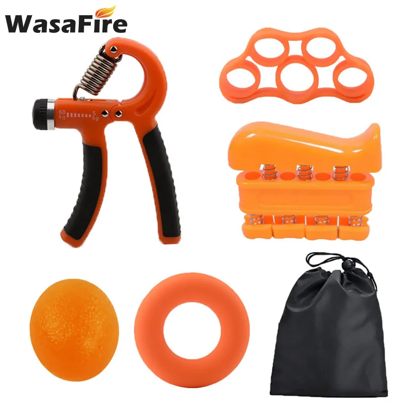 5 шт./компл. фитнес регулируемый захват для рук в комплекте восстановления мышц