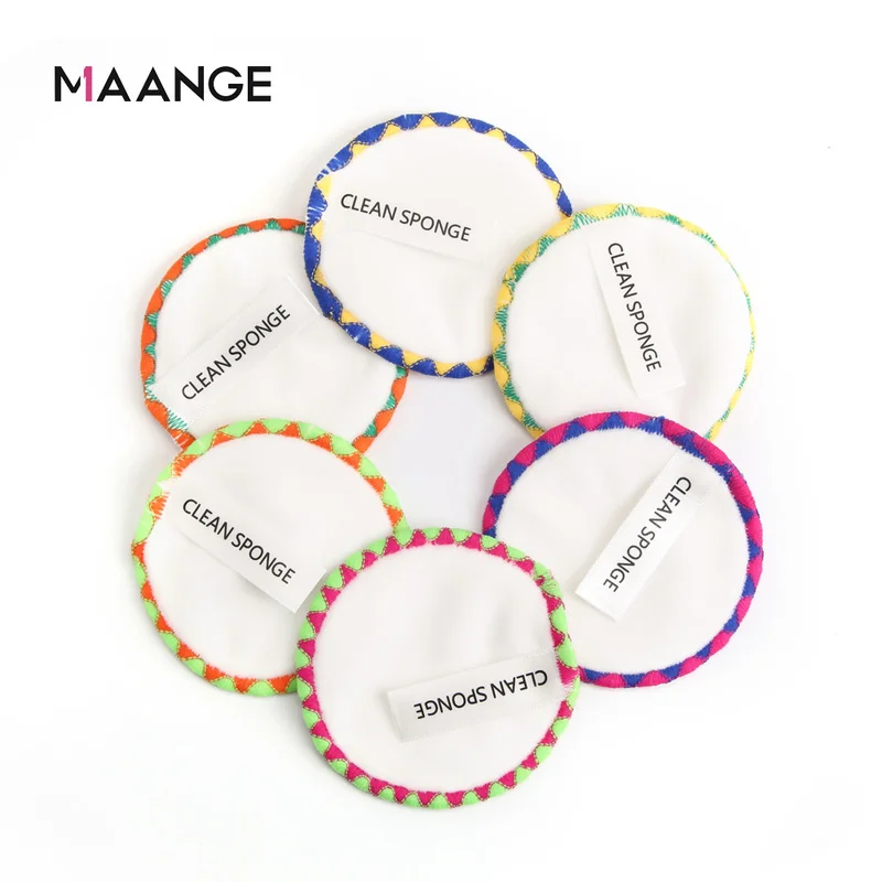 6 шт средство для снятия макияжа с многоразовые прокладки Ватные диски из