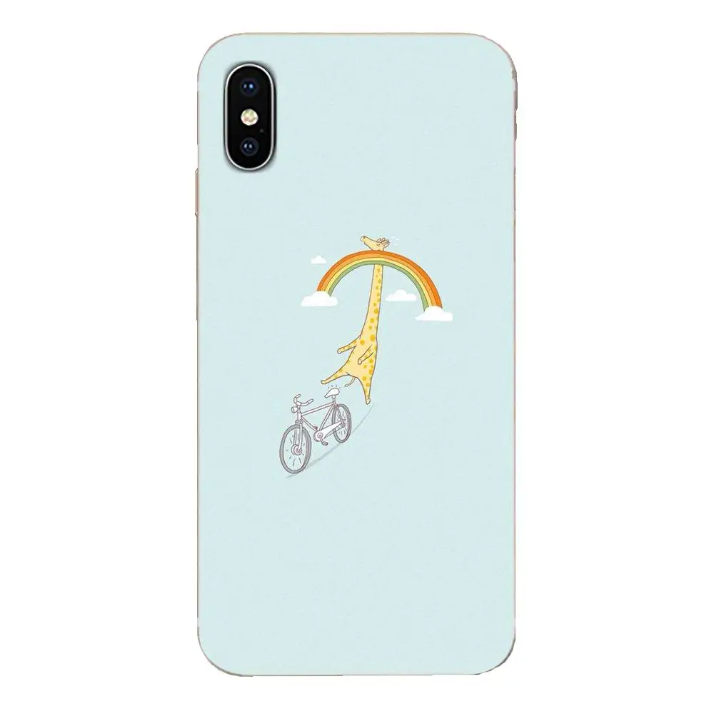 Мягкие ТПУ чехлы с милым жирафом для Galaxy Note 10 A10E A10S A20S A30S A40S A50S A6S A70S A730 A8S M30S S2 S3