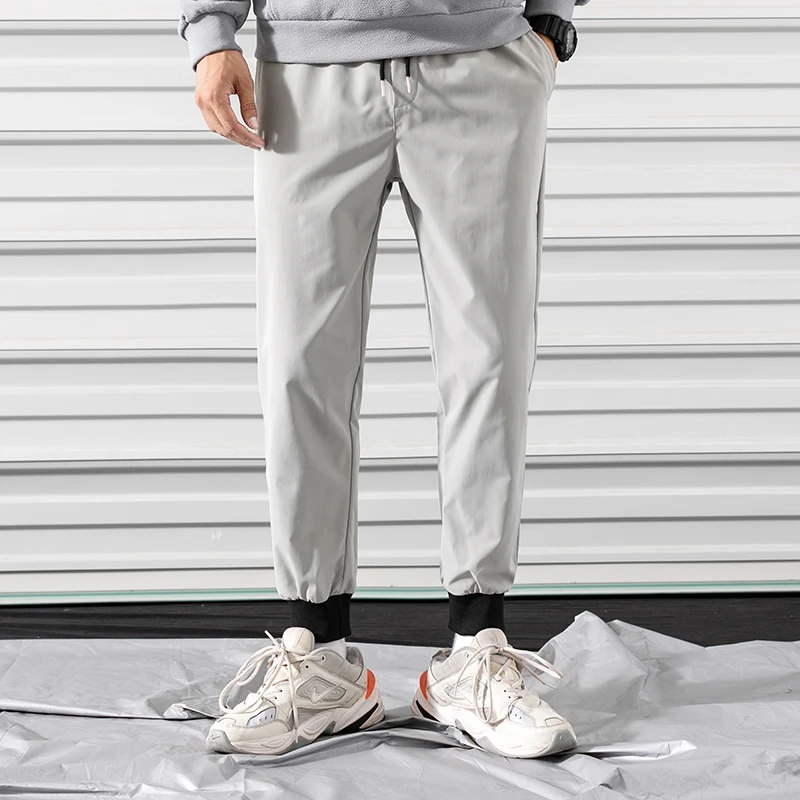 Брюки мужские повседневные Мягкие штаны для бега свободные брюки внутренняя