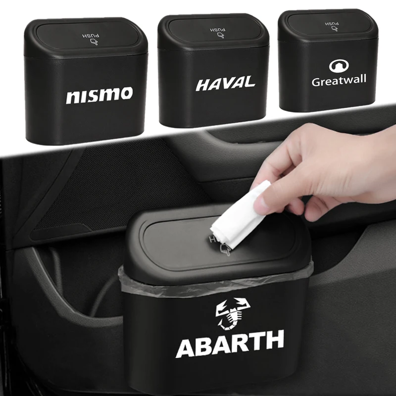 

1pcs Car Trash Bin Storage box Ashtray Car interior accessories For Alfa Romeo 147 156 Giulietta Giulia Mito Stelvio Brera Goods