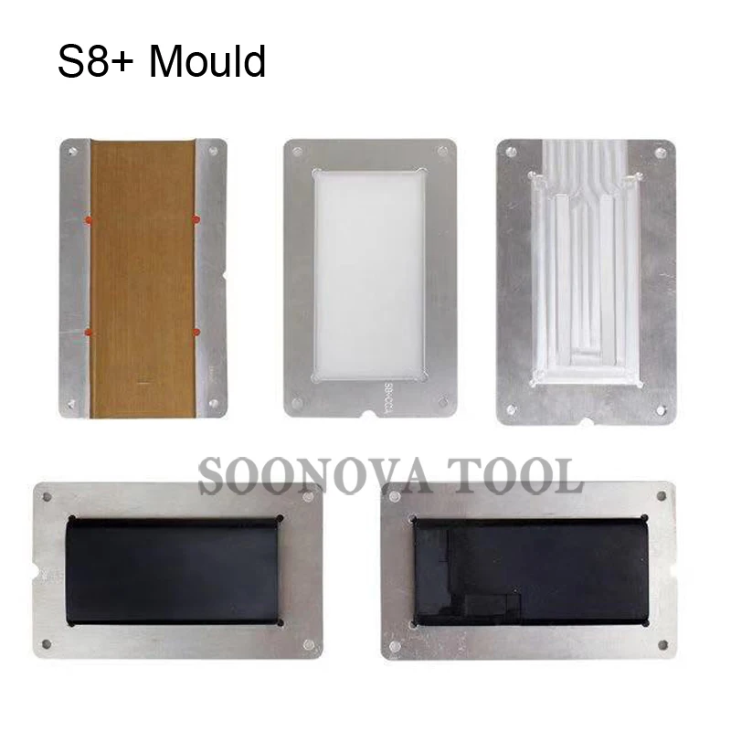 Samsung S6+, S7, S8, S8+, S9, S9+ ламинированный коврик OCA формы lcd край стекла ремонт формы и формы основания для HZ мат ламинатор машина