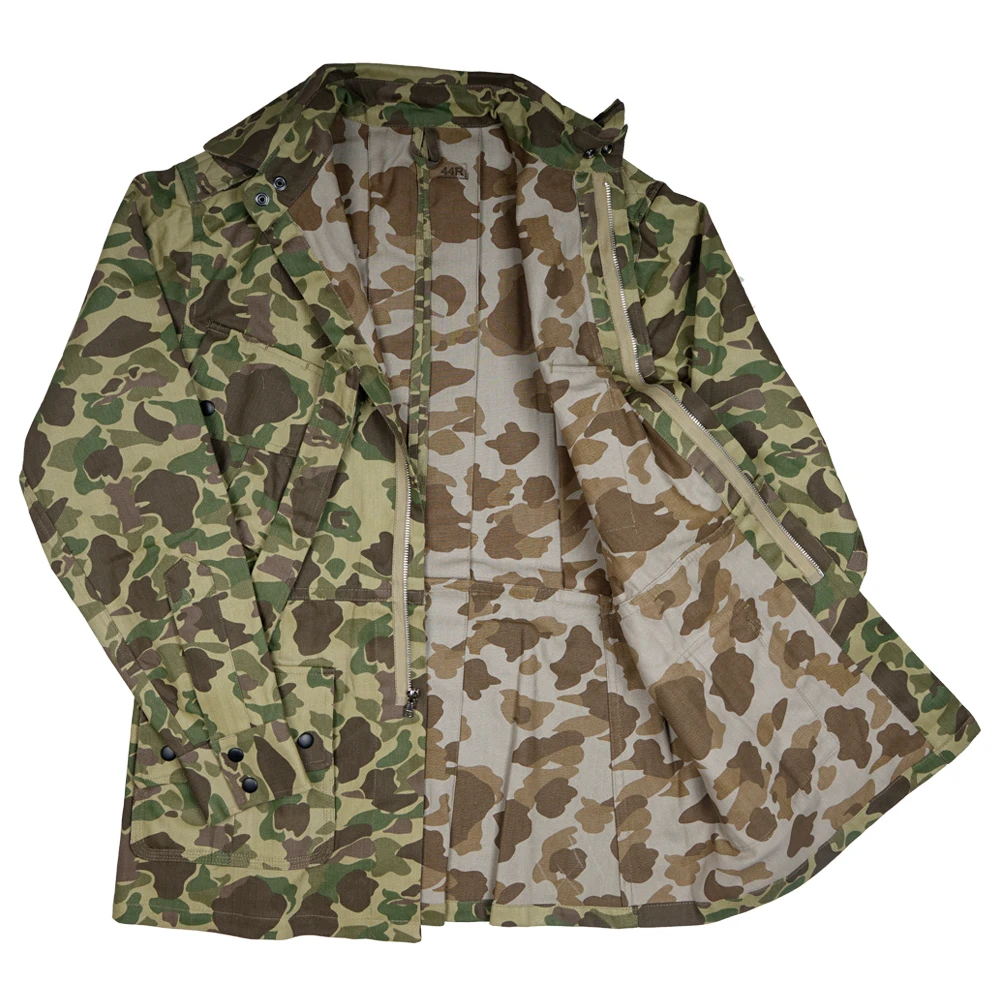 

WWII OSS HBT Camouflage M-42 Paratrooper Airborne Jump Jacket Military Jacket