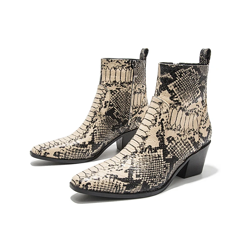 2019 г. Женские ботильоны Осенняя обувь в стиле панк из эластичной кожи на высоком