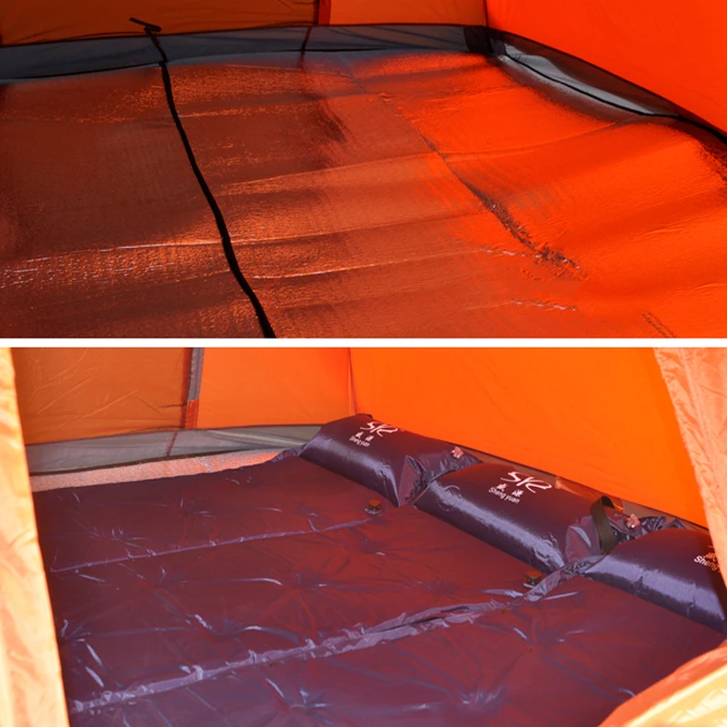 двойным слоем rainproof туристический поход промысел гриль (пешие прогулки тент