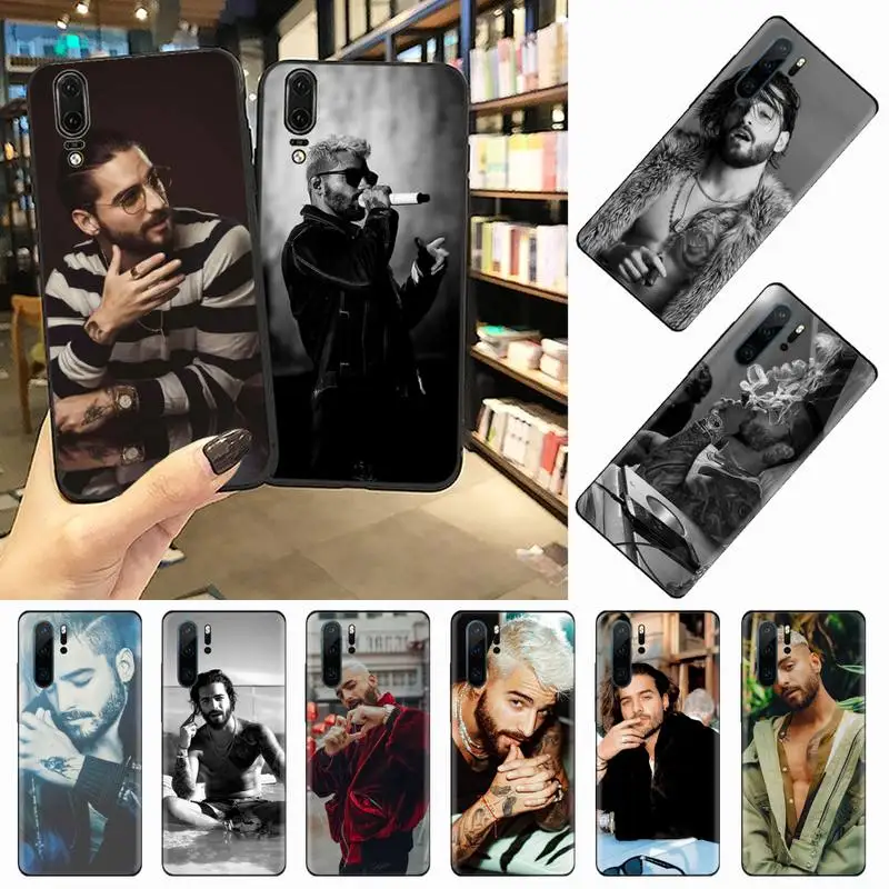 

Maluma Colombian singer-songwriter Phone Case For Huawei honor Mate 10 20 30 40 i 9 8 pro x Lite P smart 2019 nova 5t