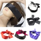 Шелковая повязка на глаза, маска для глаз, атласная сексуальная обложка, ремень для сна, блинное БДСМ, эротический подчиненный ремень для секса