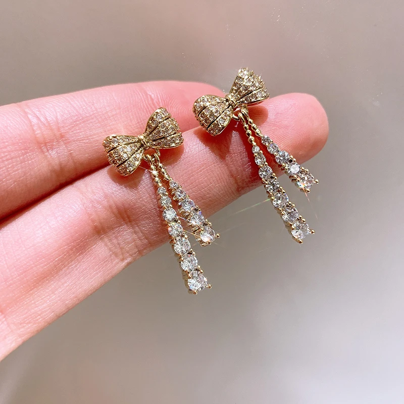 Корейская версия сережек с красным темпераментом серьги высокого качества