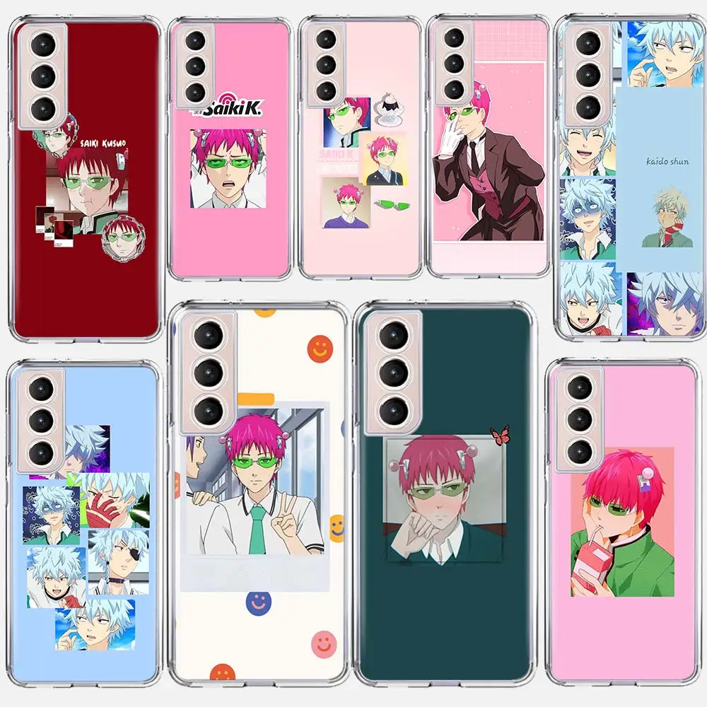 

Saiki Kusuo Anime Soft Silicone Case For Samsung Galaxy S21 Ultra S20 FE S20 Plus S10E S10 S8 S9 Plus S7 Phone Cover Coque Funda