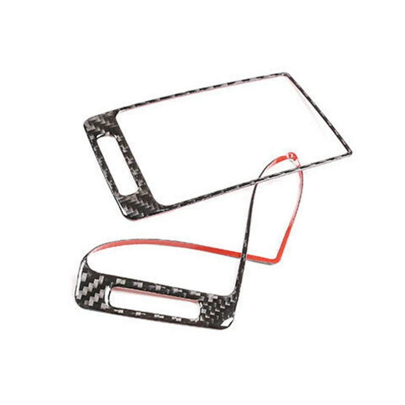 

for Honda Crv 2007-2011 2Pcs Car Interior Dashboard Side Air Condition Air Outlet Vent Carbon Fiber Cover Decor