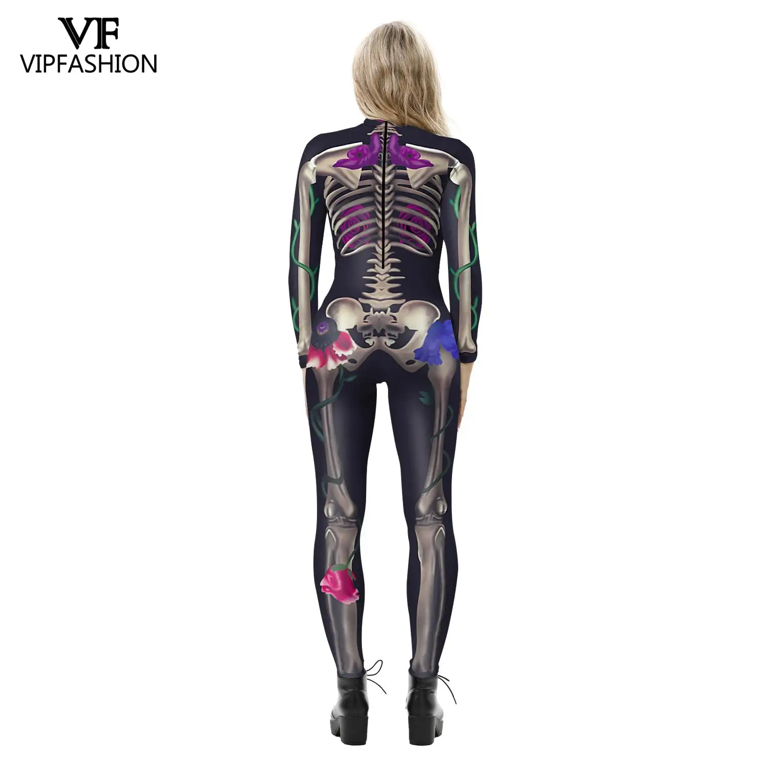 Модный костюм на Хэллоуин VIP карнавальные костюмы для косплея с черепом и