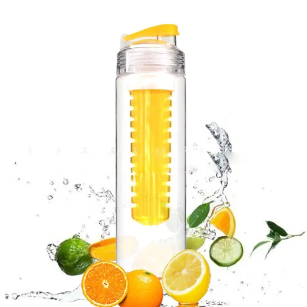 Fruit Infused Water Bottles Leak Proof Plastic for 700ML Outdoor | Дом и сад