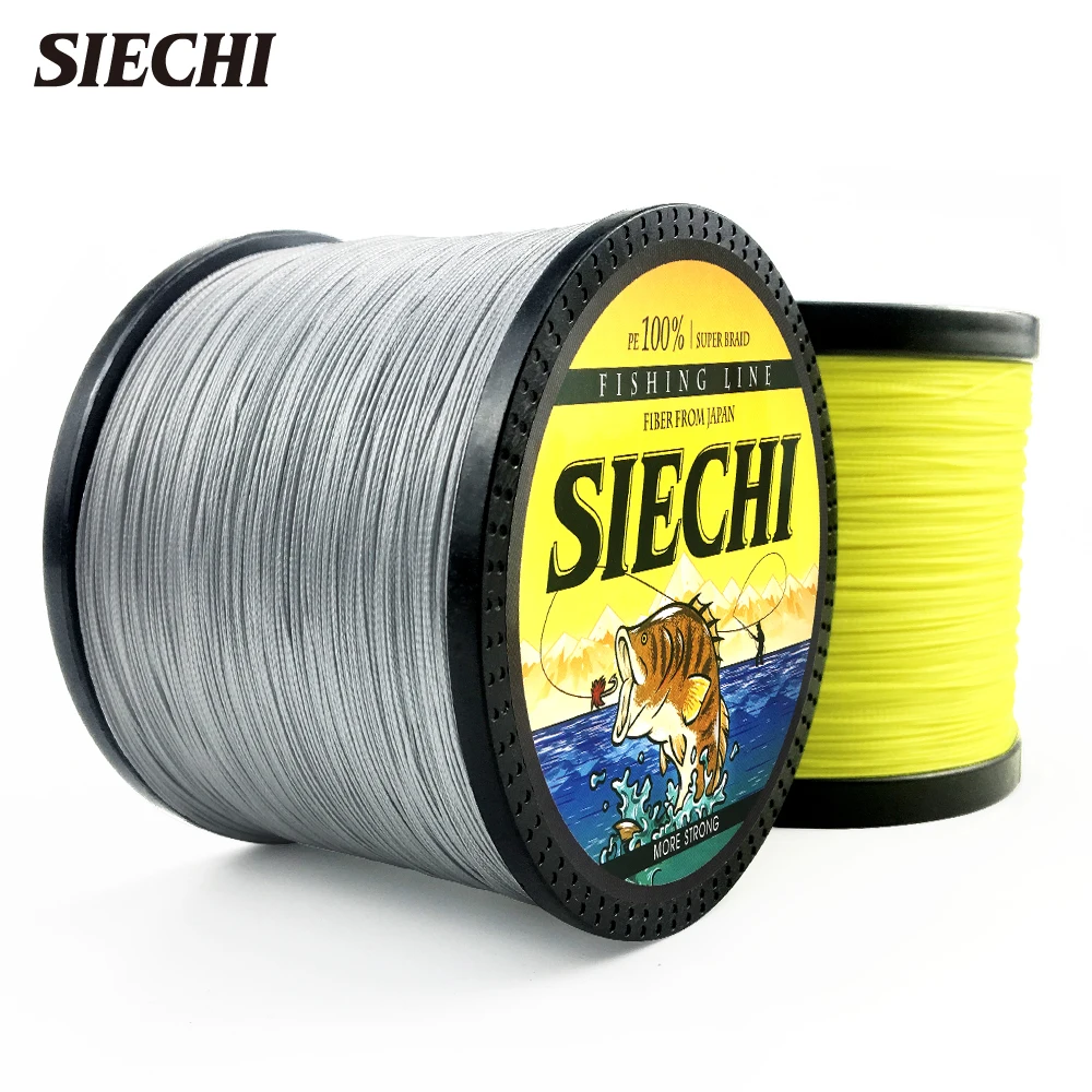 

SIECHI 8 Braid Fishing Line 300M 500M 1000M Smooth Japanese Multifilament 100% PE Super Strong Wire Carp 20-88LB New