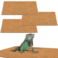 reptile carpet terrarium liner washable coconut fiber reptile carpet moisturizing portable home lizard snake mat for pet