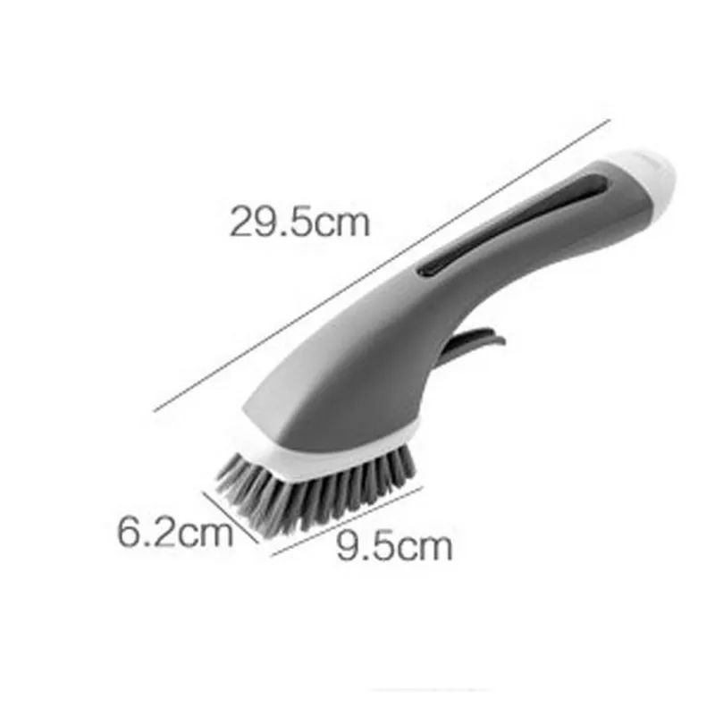 

Kitchen Tile Cleaning Brush Household Cleaning Tool Multi-function Extended Handle Portable Oilfree Strong Liquid Cleaning Brush