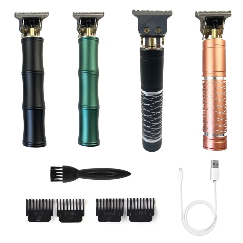 

T9 Portable Hair Trimmer Clipper Rechargeable Cordless Hair Clipper Professional Men's Trimmer Carbon Steel Cutter Head