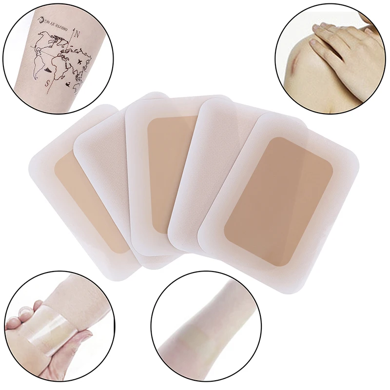 

1pc Tattoo Flaw Concealing Stickers Tattoo Scar Flaw Concealing Tapes Tattoo Acne Cover Up Compression Ultra Thin Patch