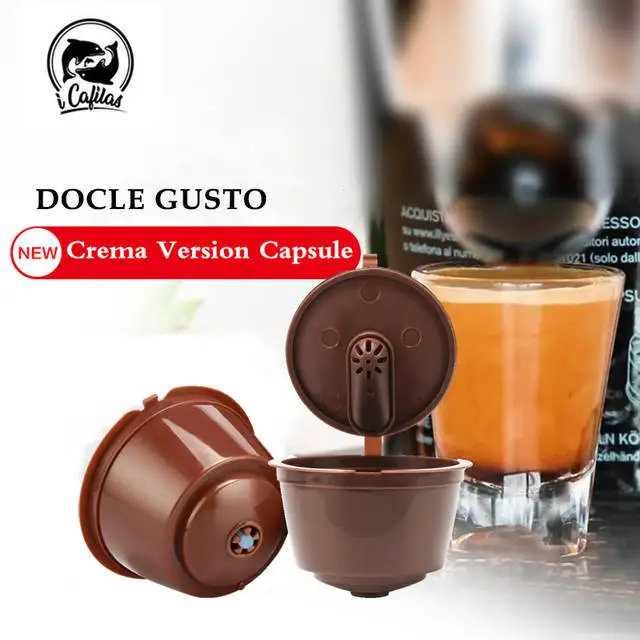 3 шт./упаковка многоразовые капсулы для кофе Dolce Gusto|Картриджи фильтрующих