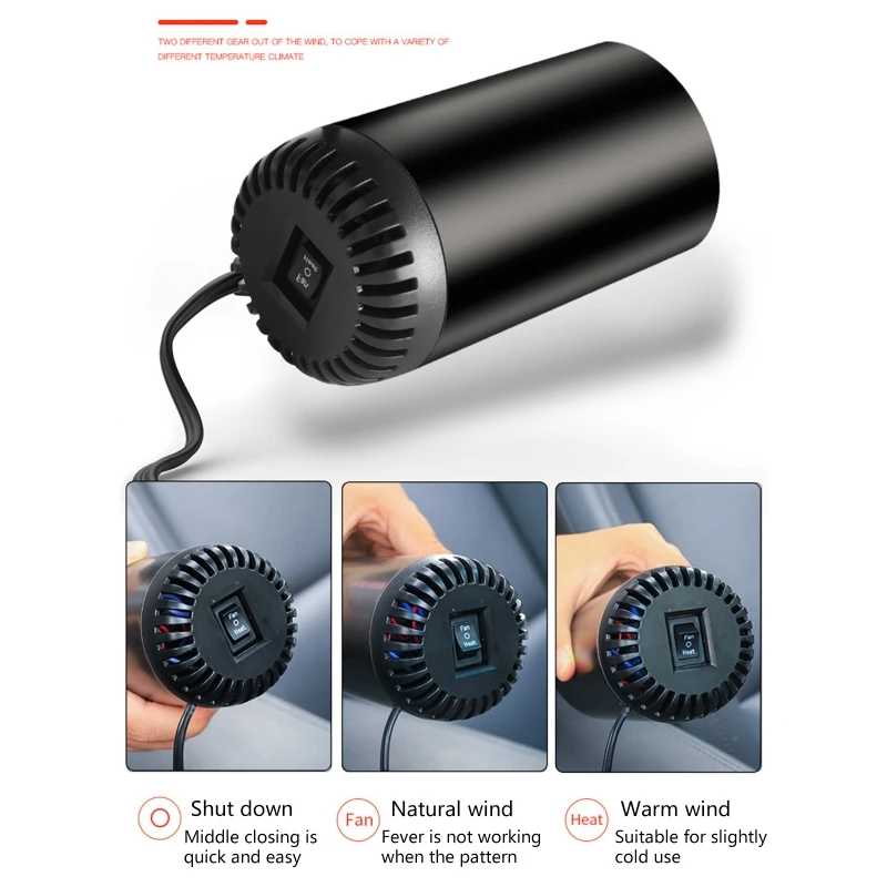 Портативный автомобильный обогреватель на лобовое стекло дефростер дефоггер 12 В