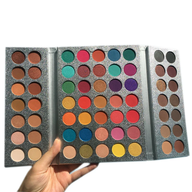 Beauty Glazed тени для век великолепные 60/63/72 цветов макияж блестящие матовая Палетка