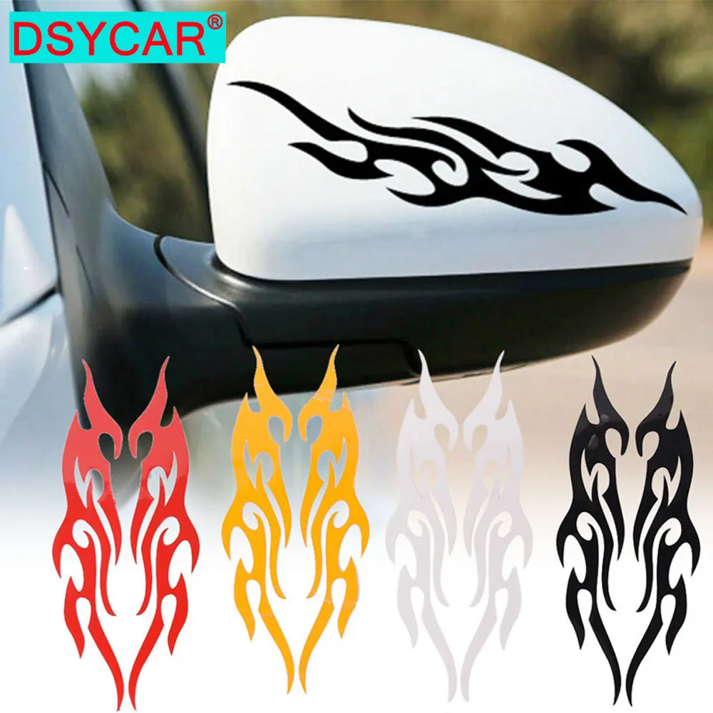 DSYCAR 1 пара 40 см наклейки для автомобиля с изображением пламени тотема передняя
