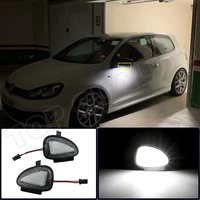 2x for vw golf mk6 6 cabriolet touran canbus no error led under side mirror puddle light module replace oe6r0945291 6r0945292
