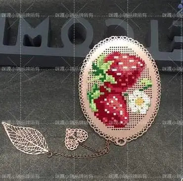 TT Girls DIY ремесло Стич вышивки крестом металлическая Закладка серебро Золотой Рукоделие Вышивка ремесла счетный крест-строчка Kit-6TH - Цвет: JS062