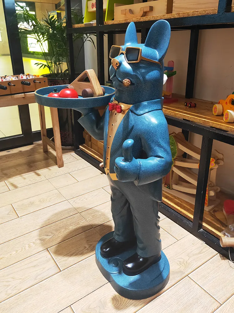 Роскошное украшение для пола в скандинавском стисветильник собаки домашнее