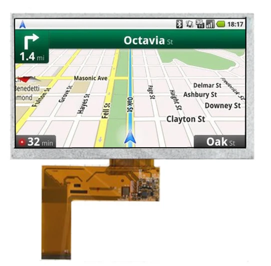 

7.0''40Pin LCD Display Screen KD070D10-40NB For GPS Navigators Replacement Parts