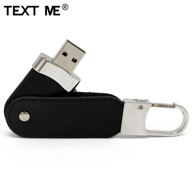 TEXT ME реальная емкость коричневый черный ключ chaleather модель usb флеш-накопитель usb 2,0 4 ГБ 8 ГБ 16 ГБ 32 ГБ Флешка 64 ГБ